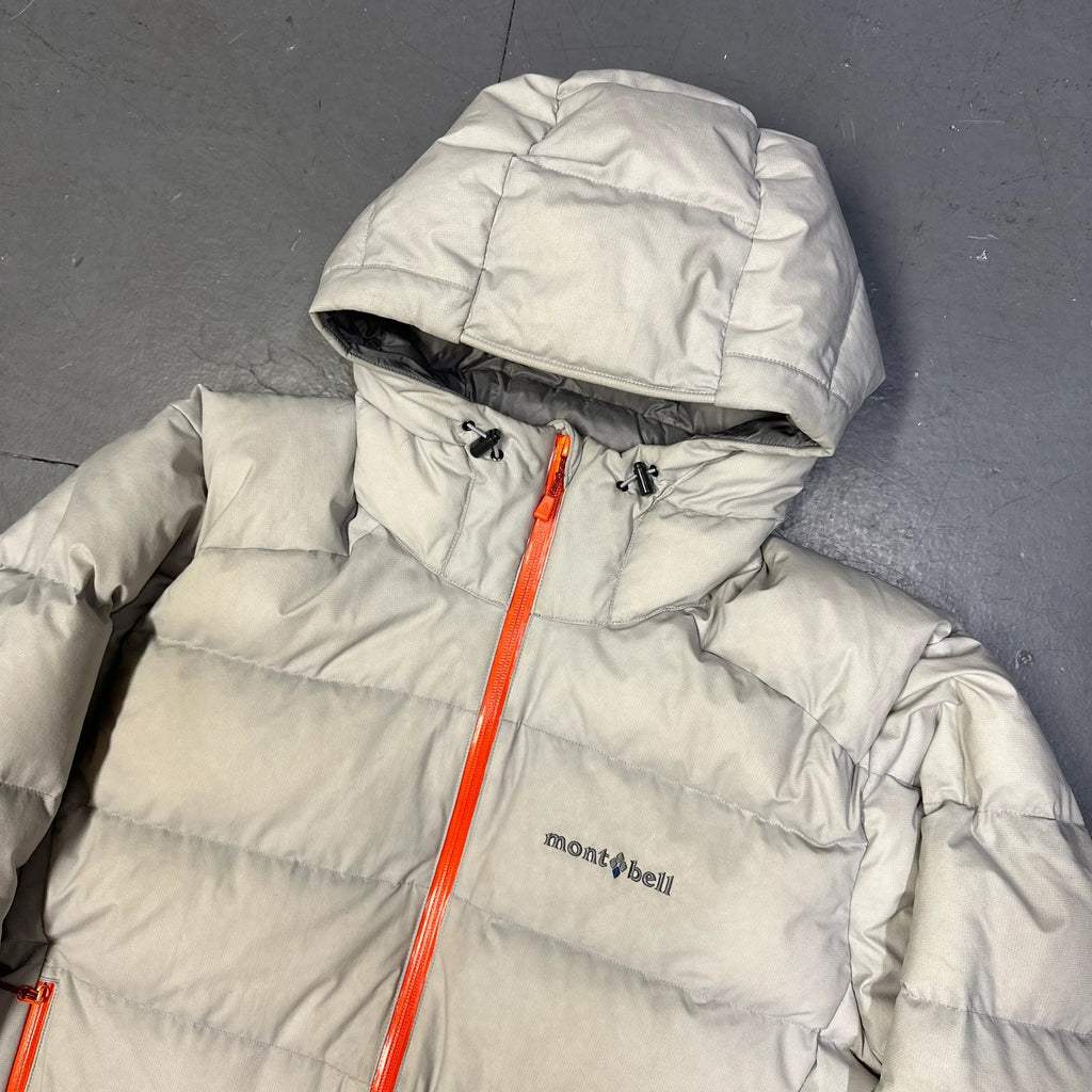 Laatste maten: Gore-Tex-donsjas met capuchon in grijs