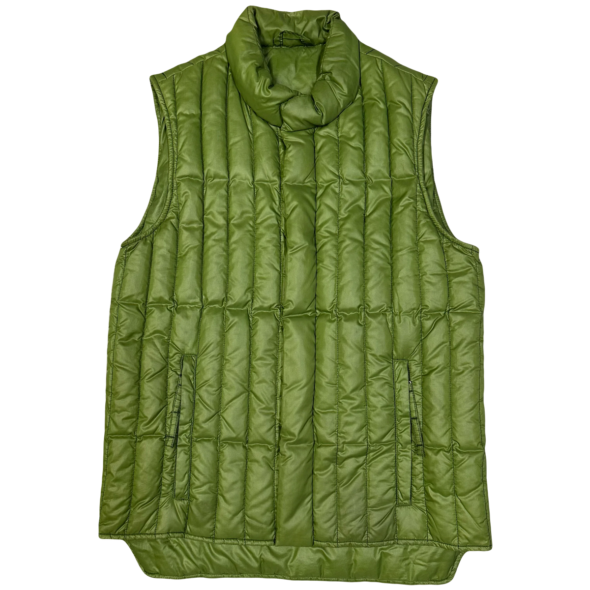 Final Sizes: Puffer Gilet In Green