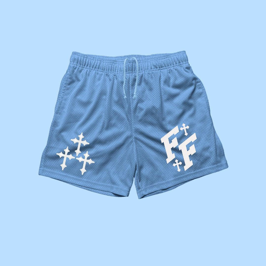 Jesus Ff Bedruckte Legere Mesh-Shorts
