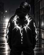 Fractured Halo Reflective Hoodie
