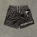 Jesus Still Saves Print Mesh Shorts