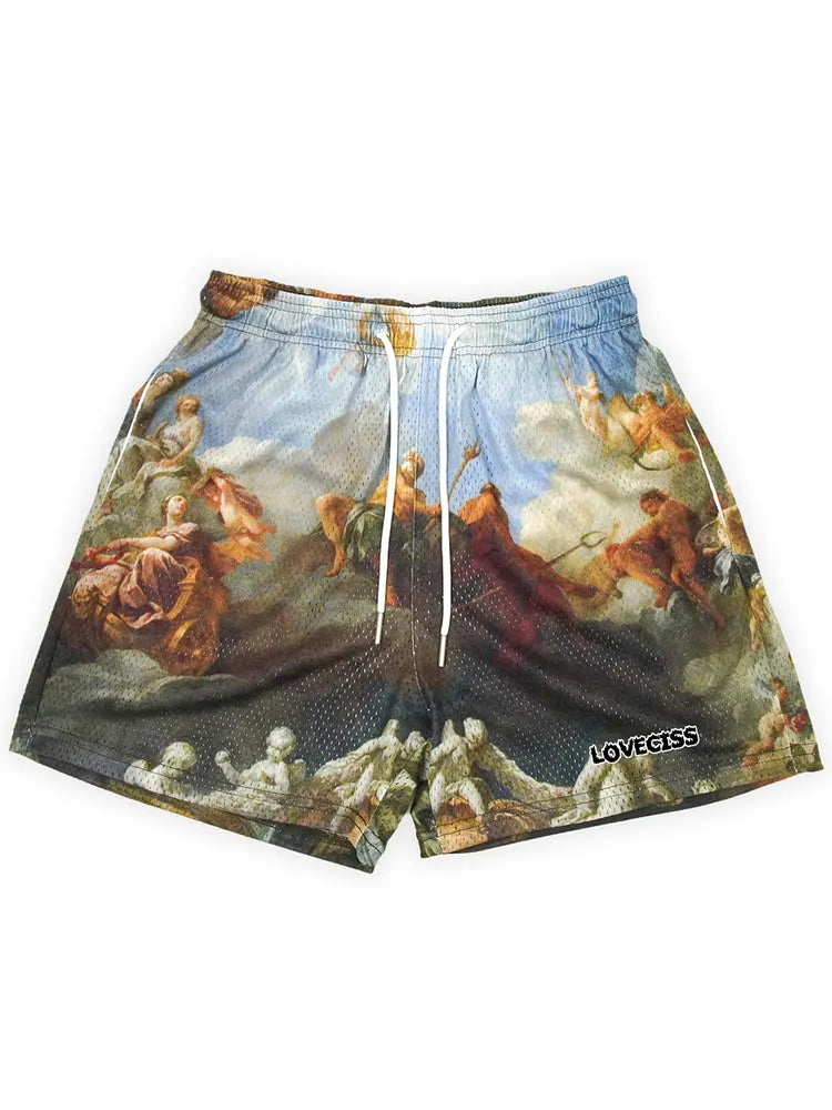 Pantaloncini grafici in rete Church Essentials