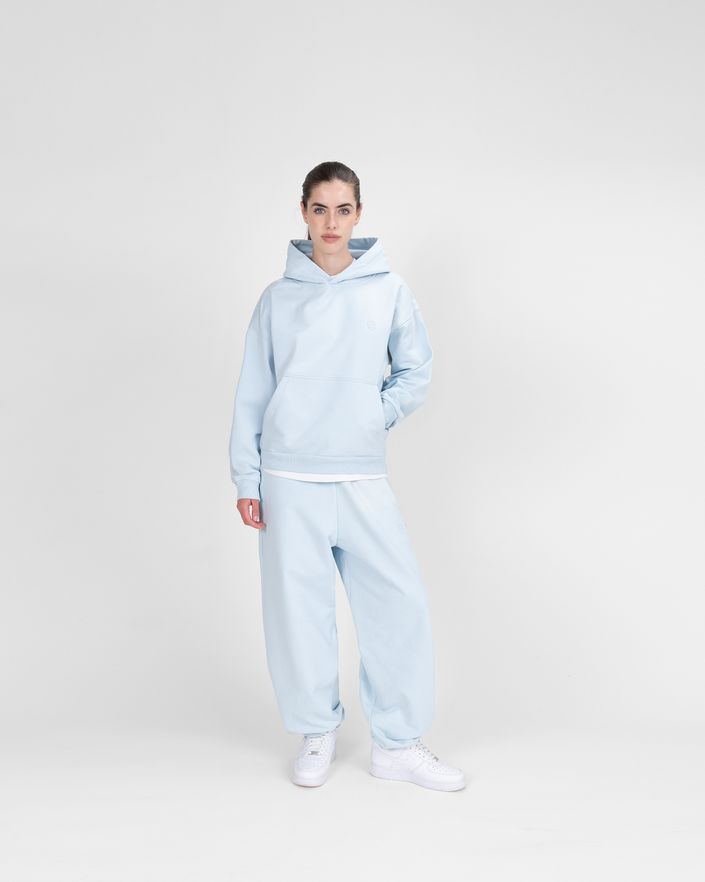 Jogger basic SU - azzurro ghiaccio