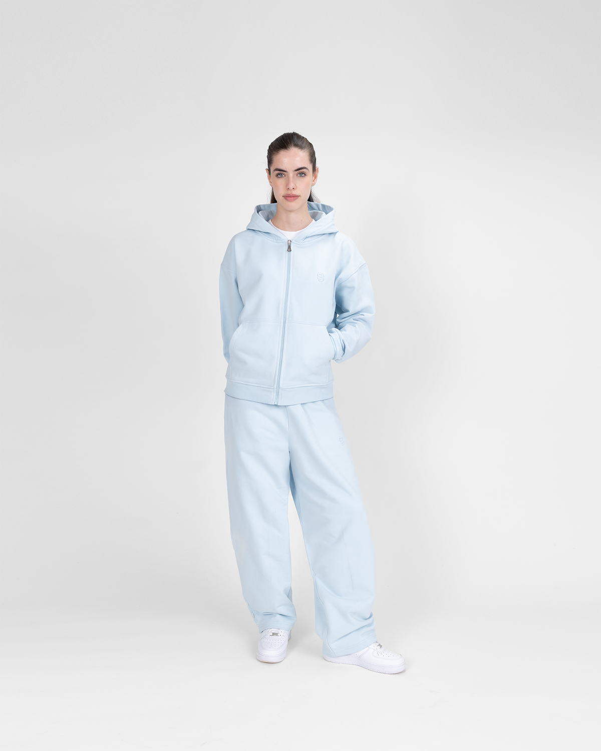 Cerniera SU - azzurro ghiaccio