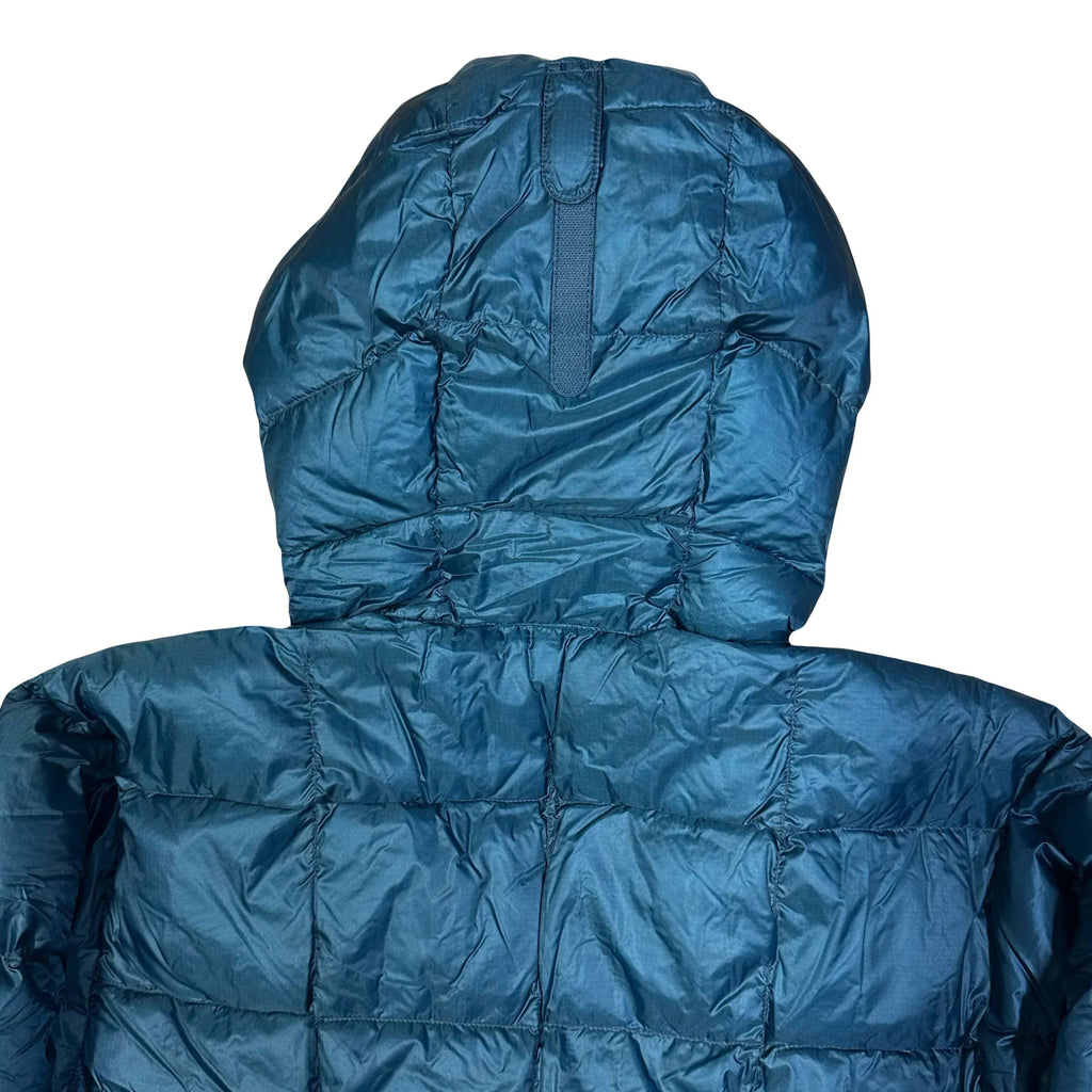 Laatste maten: Superior Down donsjas met parka-ontwerp in blauw