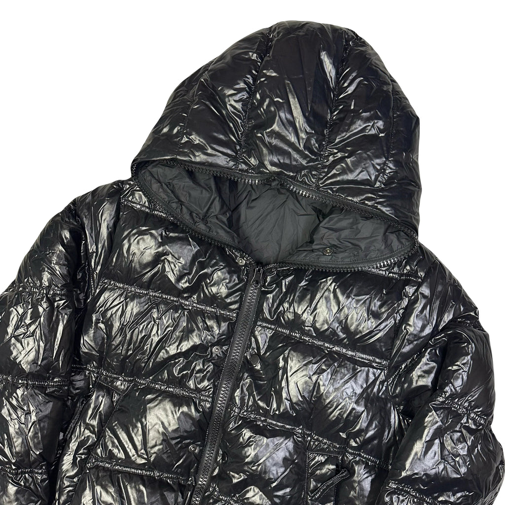Final Sizes: Reversible Puffer Jacket In Black