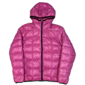 Final Sizes: Square Stitch Puffer Jacket In Pink