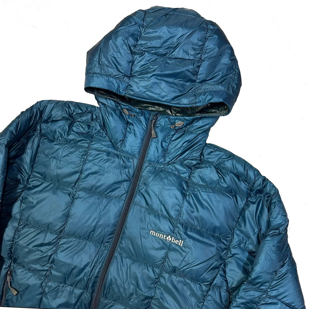 Laatste maten: Superior Down donsjas met parka-ontwerp in blauw