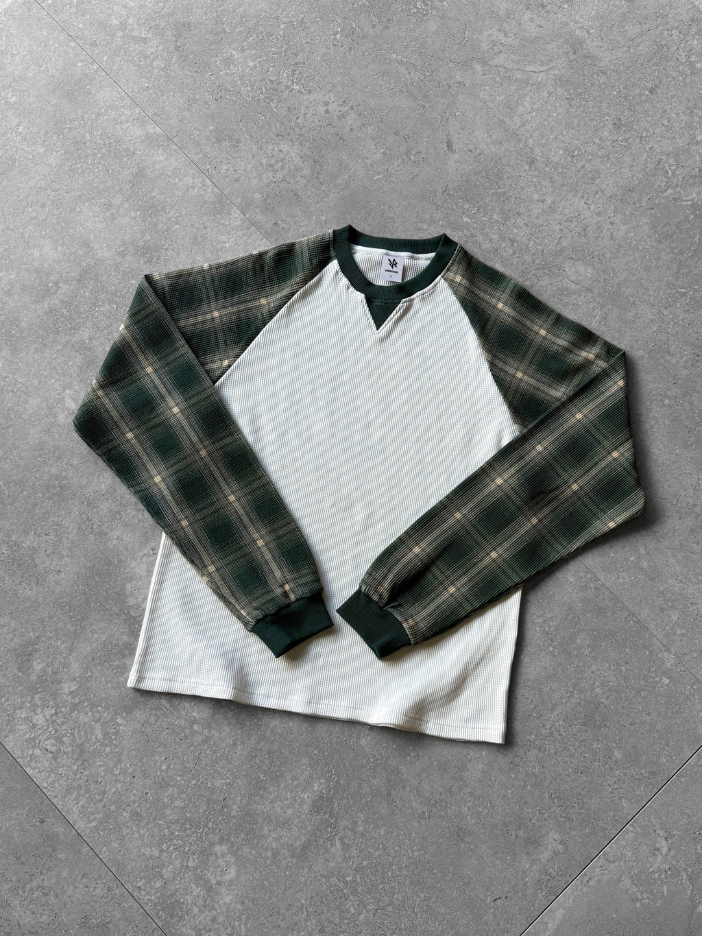 WAFFLE LONG-SLEEVE - Forest