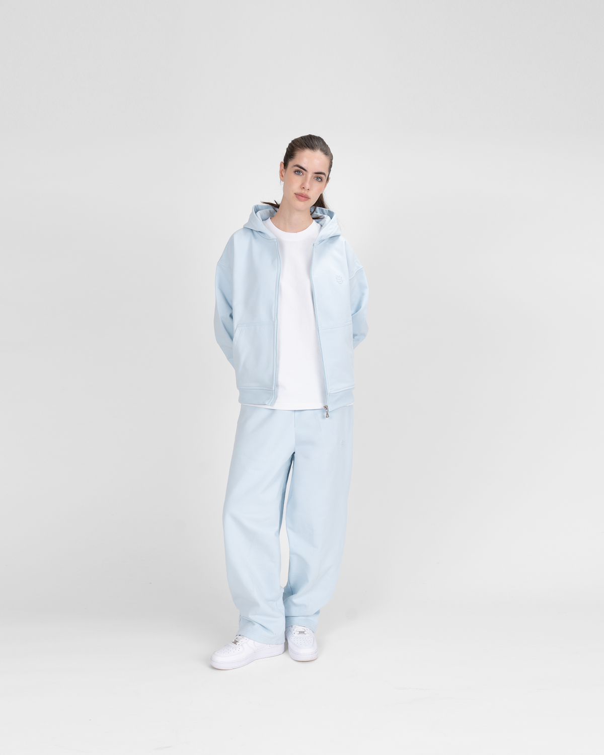 Cerniera SU - azzurro ghiaccio