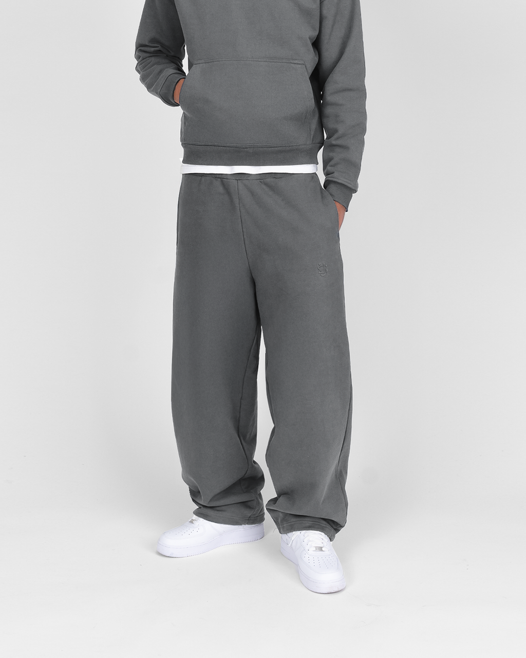 JOGGER BASIQUE SU - ANTHRACITE