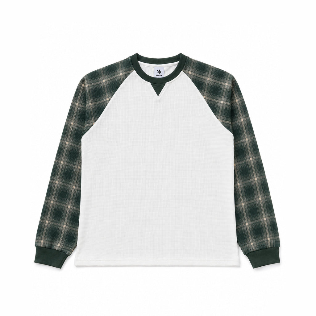 WAFFLE LONG-SLEEVE - Forest