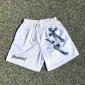 Statue Of The Angels Street Mesh-Shorts