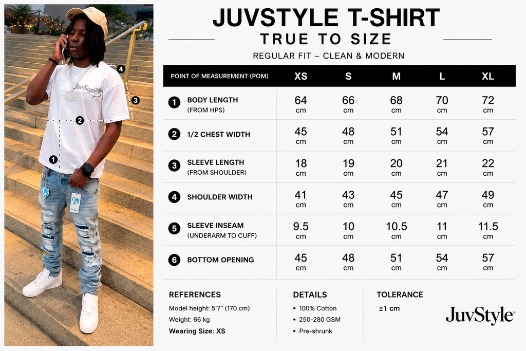 Lead The Vibe Tee zwart
