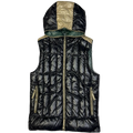 Final Sizes: Hooded Puffer Gilet In Black