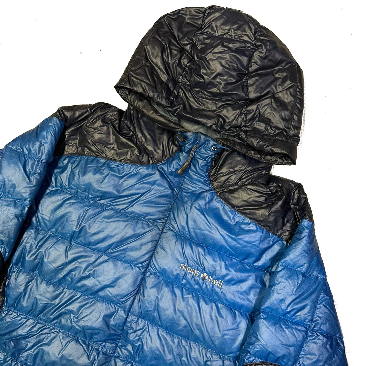 Laatste maten: gewatteerde jas in blauw