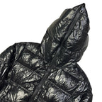Final Sizes: Reversible Puffer Jacket In Black