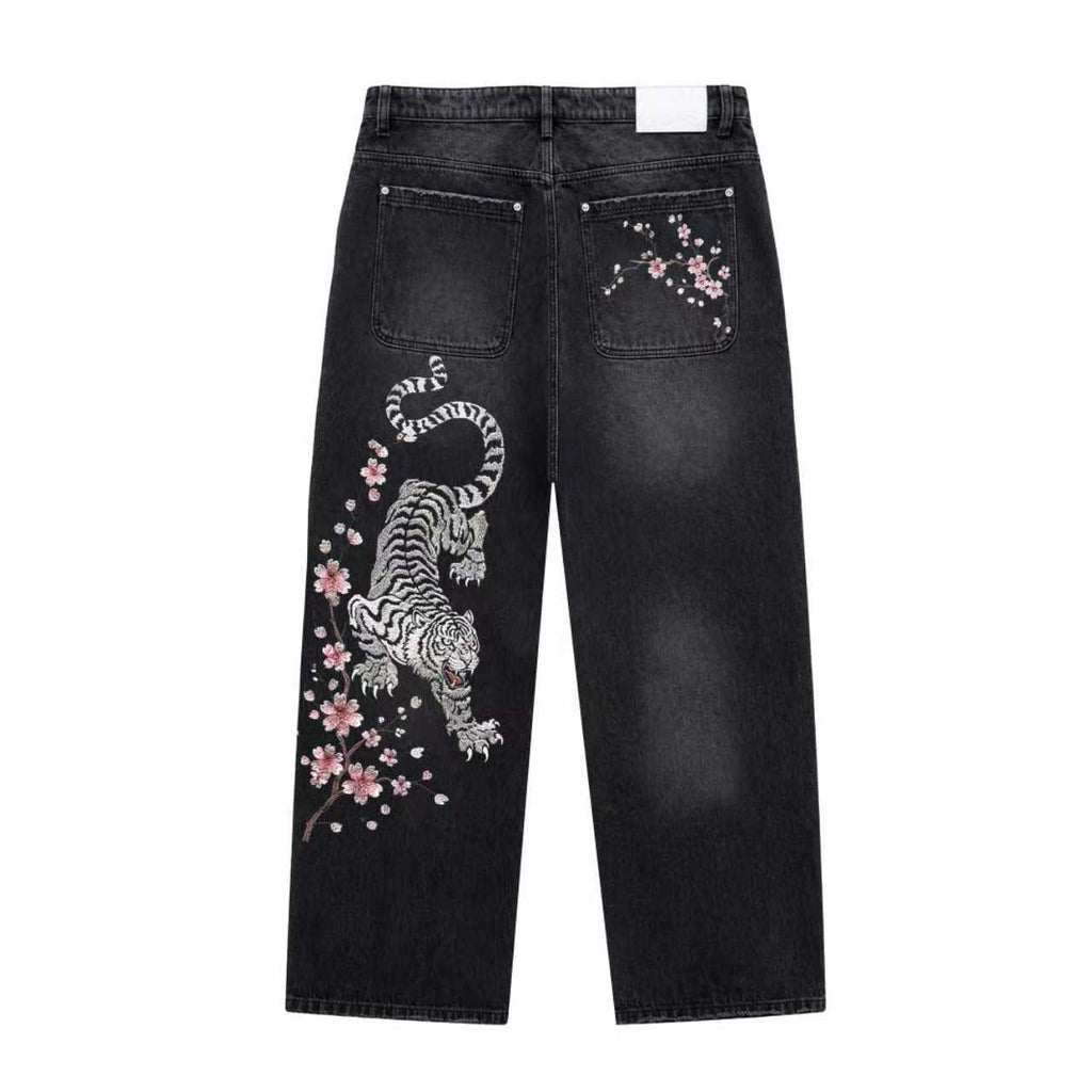 “Ivory Prowl” Baggy Denim