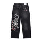 “Ivory Prowl” Baggy Denim