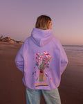 Sweat à capuche oversize « Gift Giving » Lux, couleur lavande