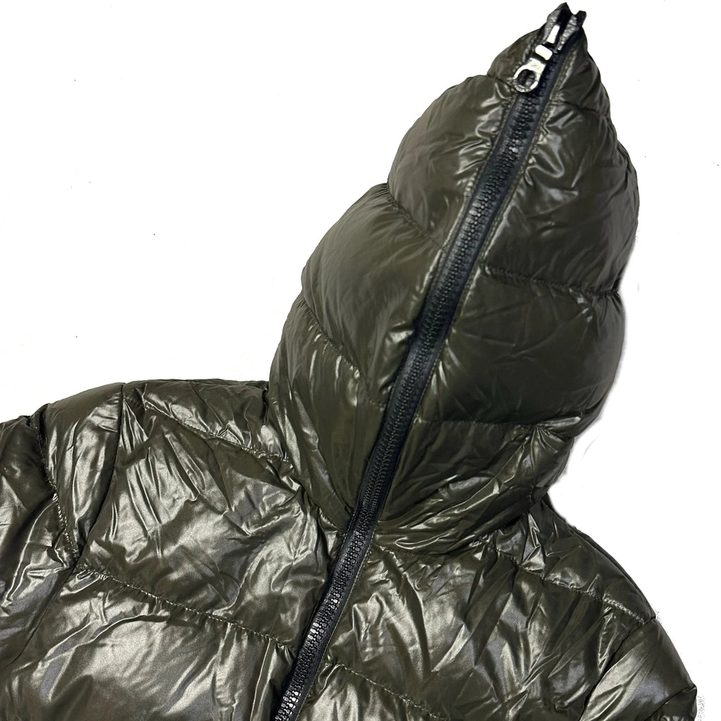 Final Sizes: Puffer Jacket In Khaki Green