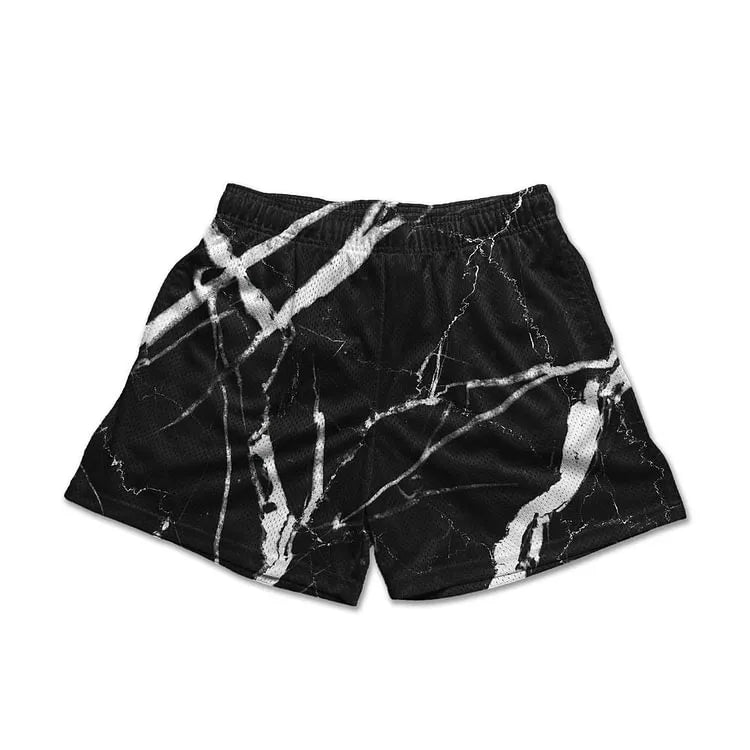Unisex Stylish Graphic Casual Street Mesh Shorts
