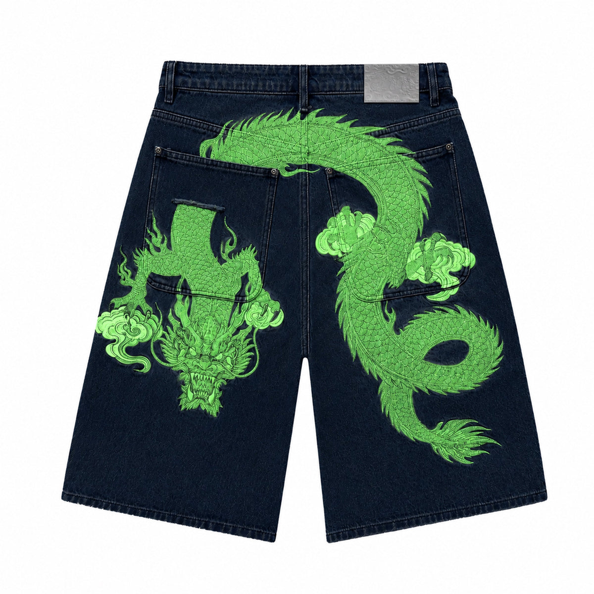 “Lunar Rift” Glow Dragon Baggy Jorts