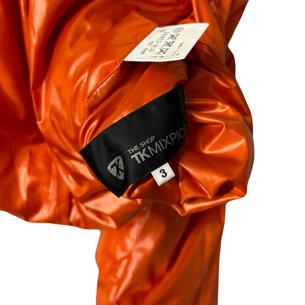 Final Sizes: Diamond Stitch Reversible Puffer Jacket In Blue & Orange