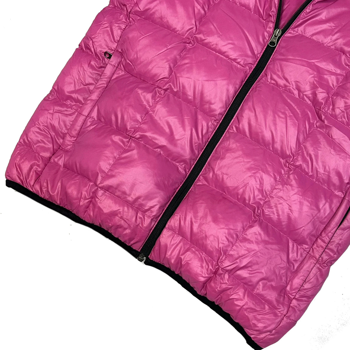 Final Sizes: Square Stitch Puffer Jacket In Pink