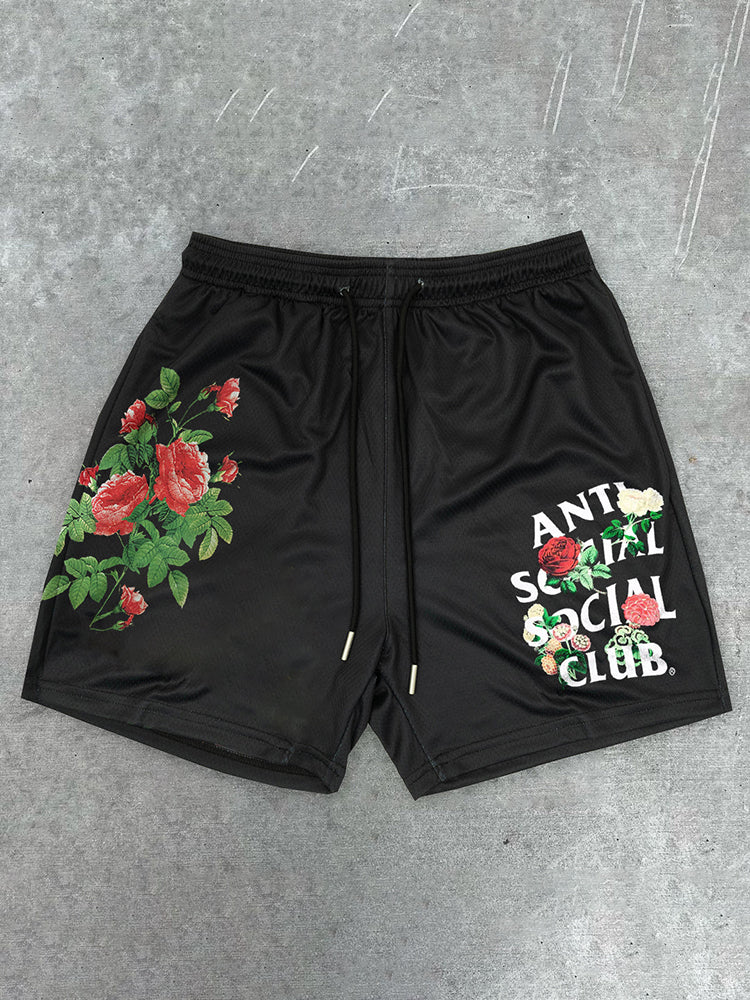 Rote Rosen Tide Street Shorts