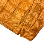 Final Sizes: Square Stitch Puffer Jacket In Orange