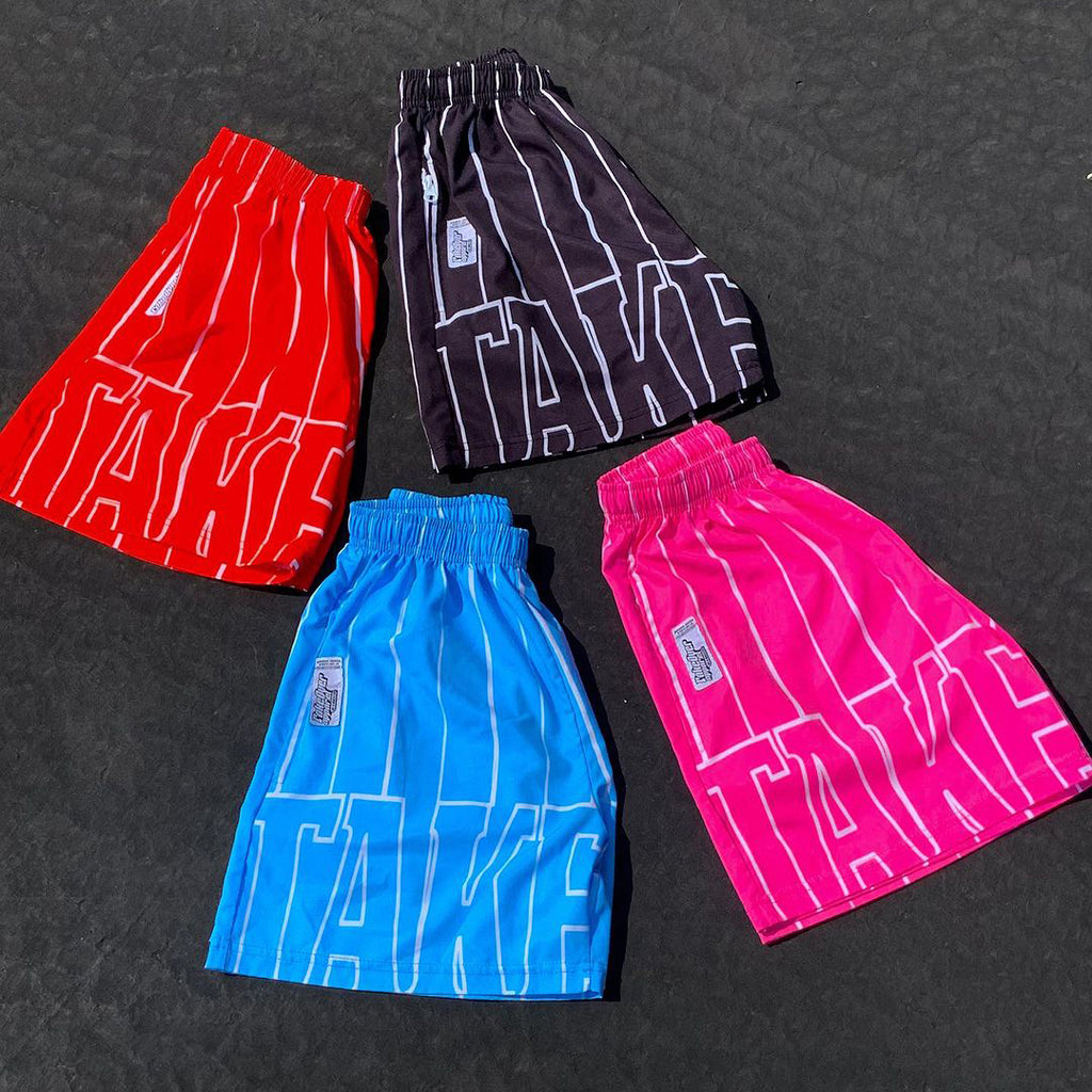 Take Over Art Graphics Mesh-Shorts
