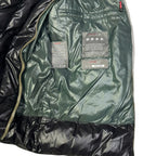 Ultime taglie: gilet imbottito con cappuccio nera
