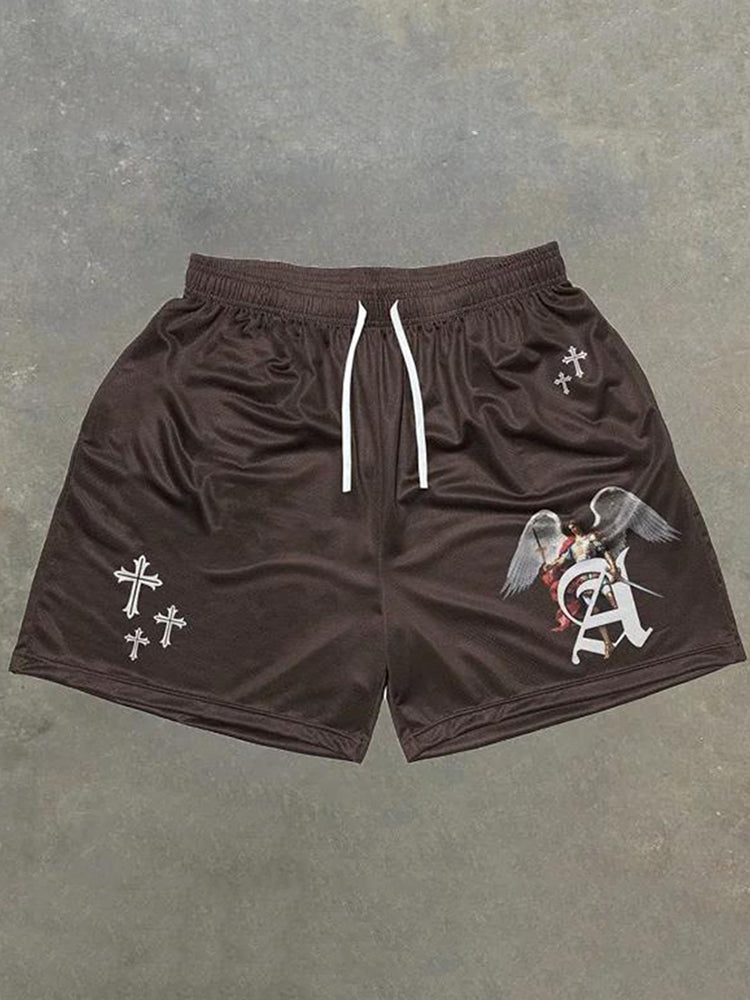 Angel Cross Stretch Shorts