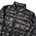 Final Sizes: Square Stitch Down Puffer Jacket In Black