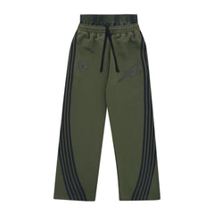 Jogger rayé - Vert kaki