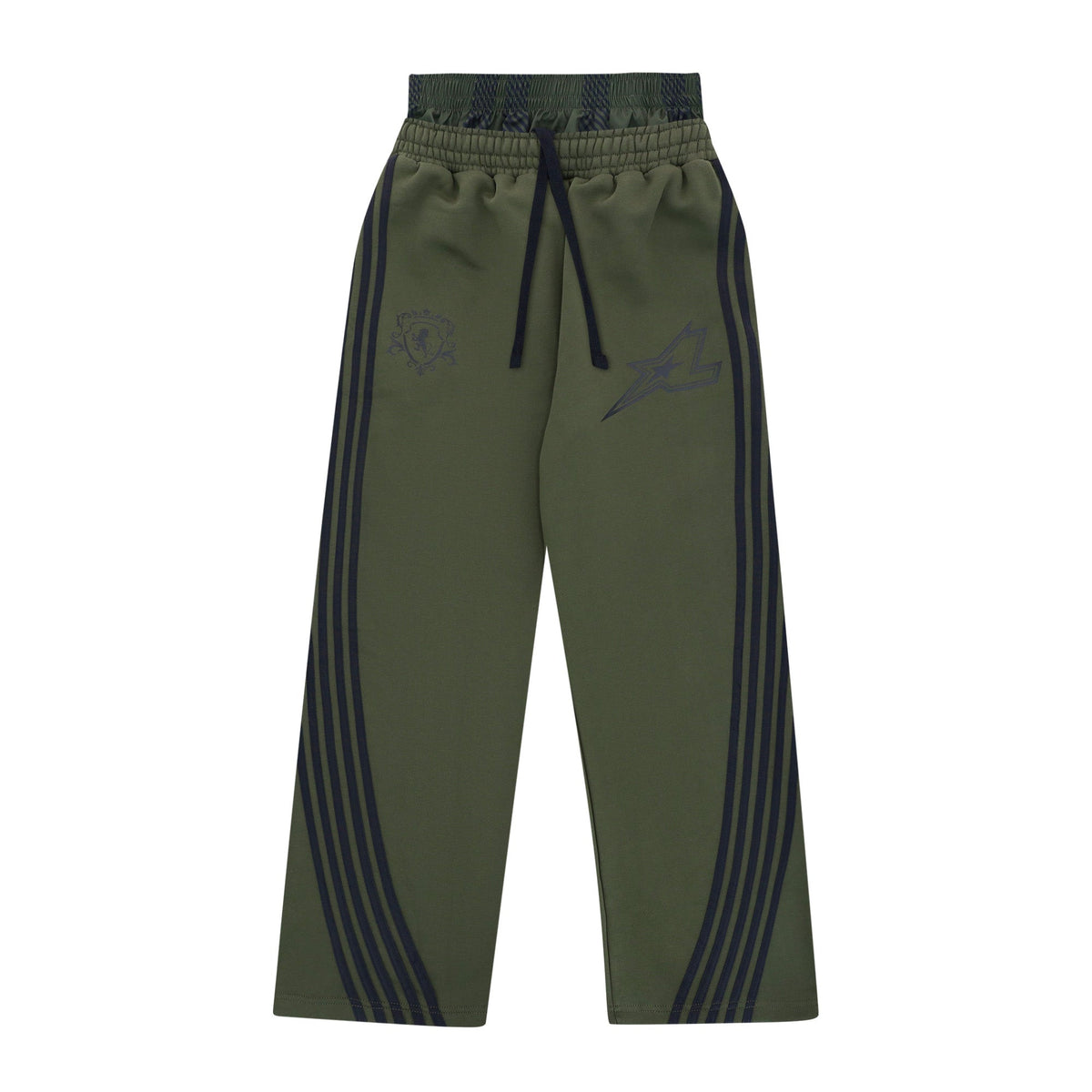 Jogger Striped - Army Green