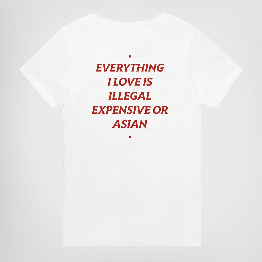 TOUT CE QUE J'AIME EST ILLÉGAL, CHER OU ASIATIQUE