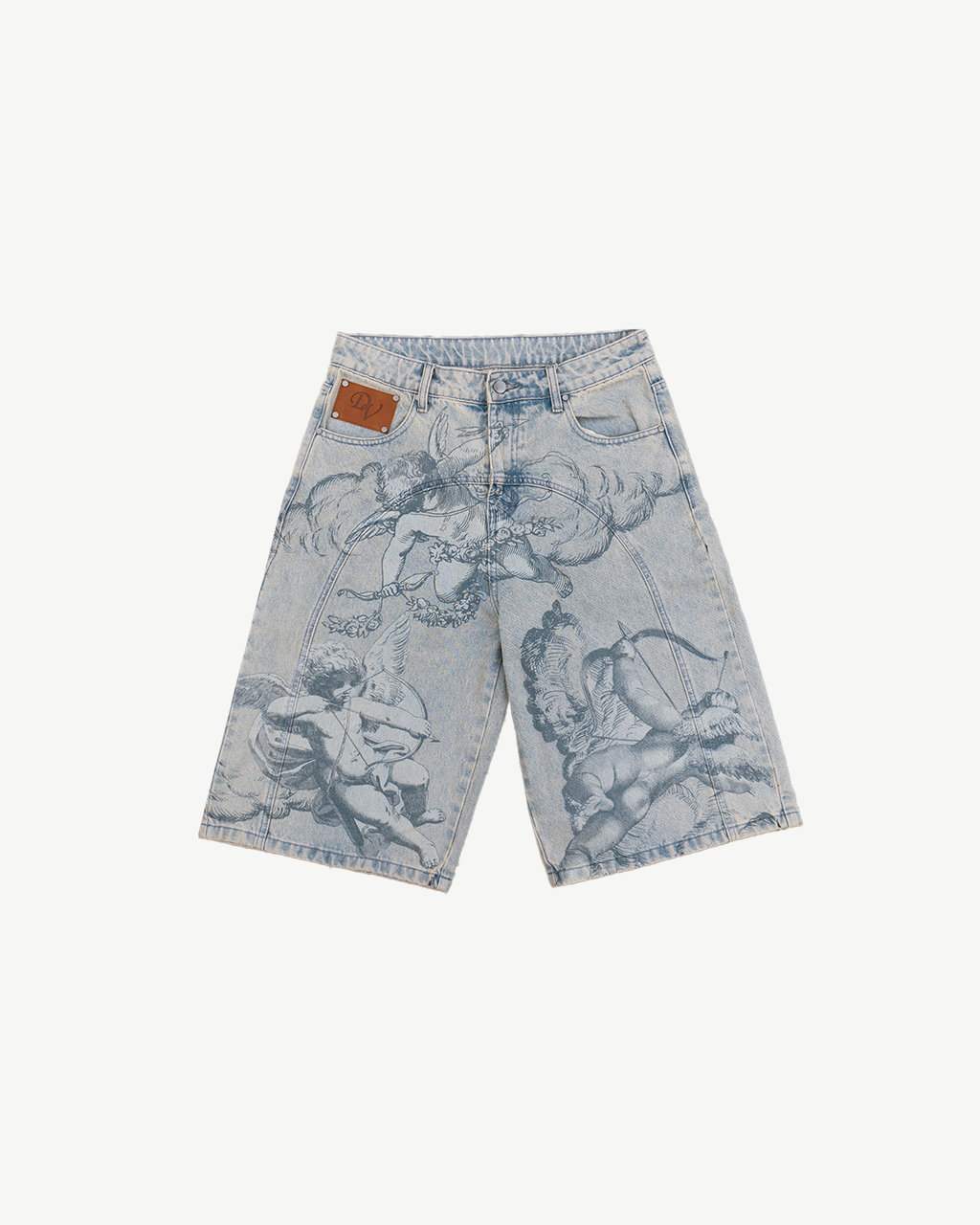 SHORTS ANGEL DÉLAVÉS BLEUS