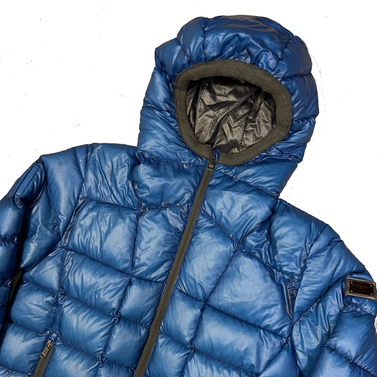 Laatste maten: Square Stitch pufferjas in blauw