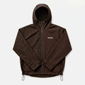Water Reactive Cheetah Rain Jacket - Brown