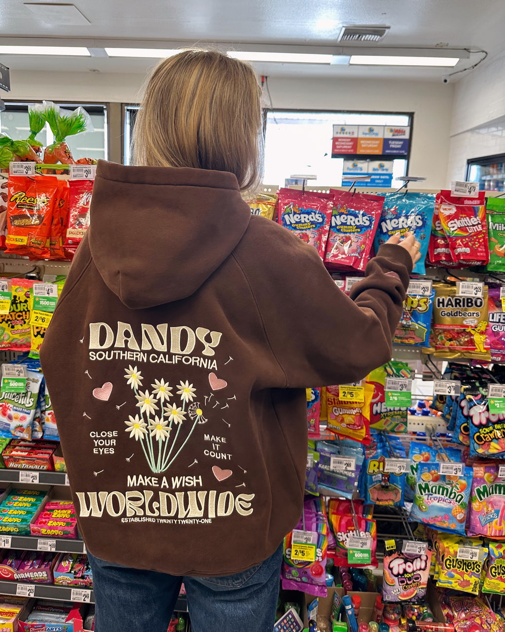 "Make a Wish" Oversized Lux-hoodtröja
