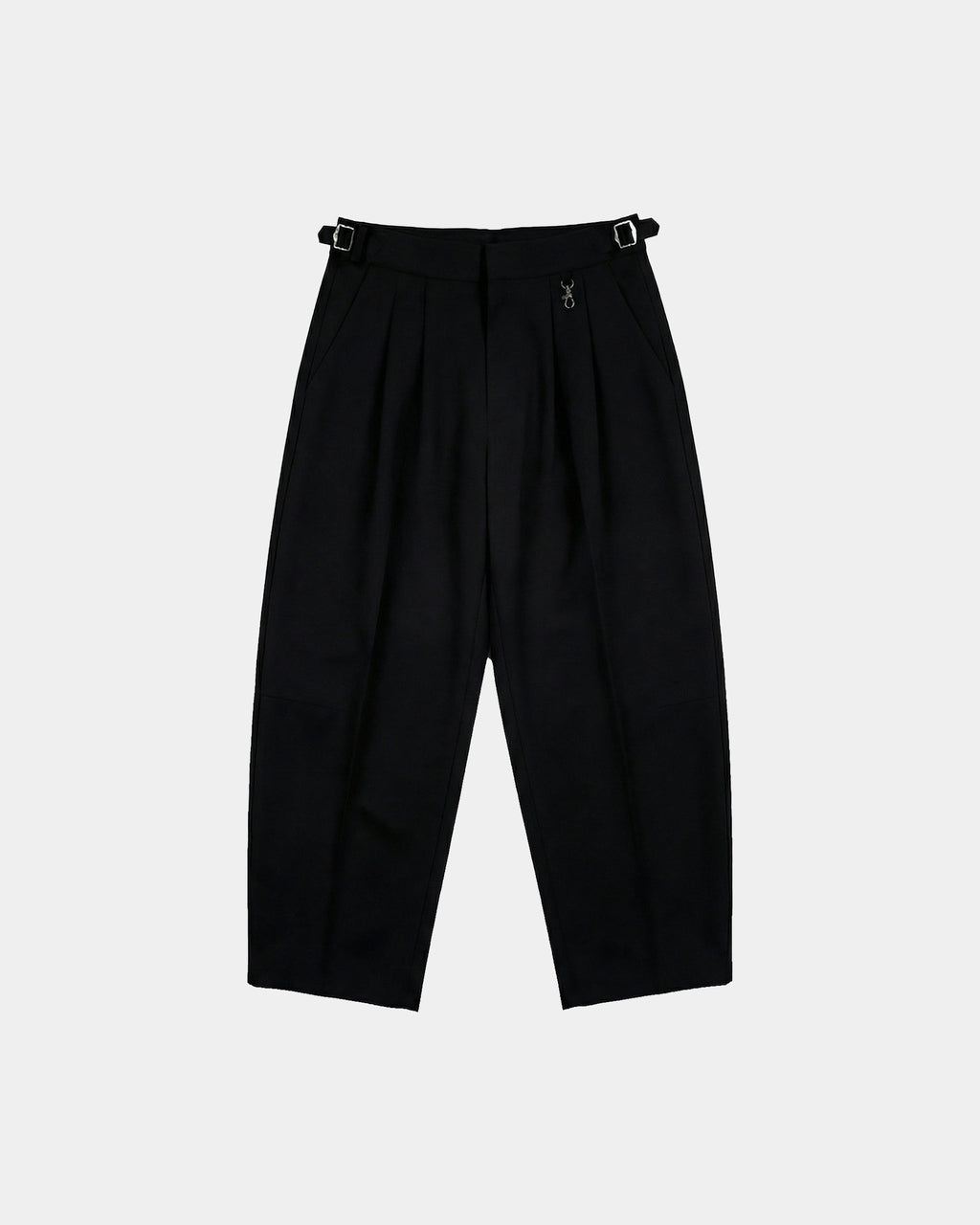 Klassieke geplooide baggy pantalon