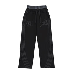 Jogger Striped - Black on Black