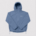 Water Reactive Cheetah Rain Jacket - Blue