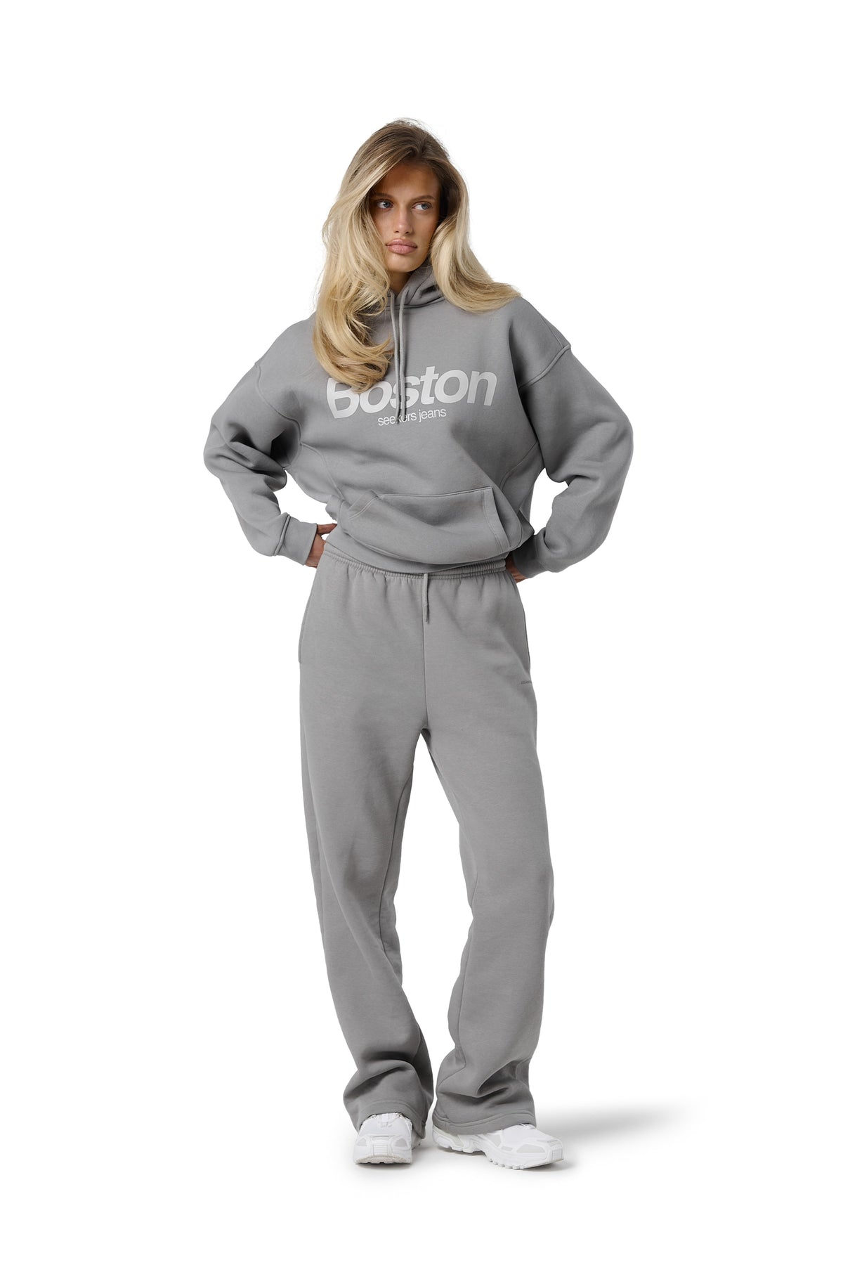Pantalon de survêtement large Trademark en coloris Bleeker
