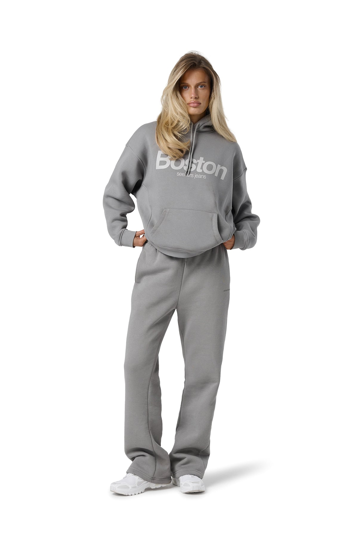 Pantalon de survêtement large Trademark en coloris Bleeker