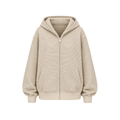Felpa con cappuccio e zip Baby Stripe