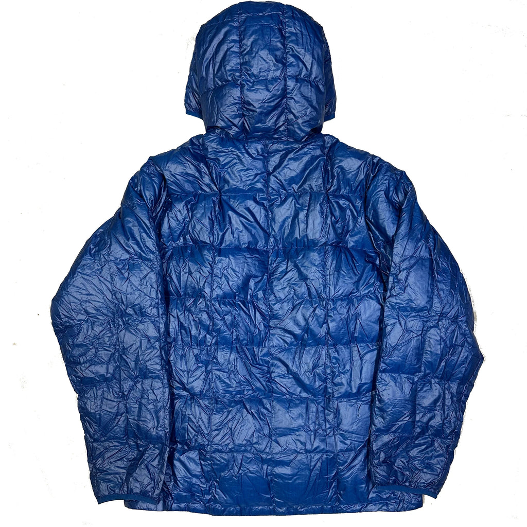 Endgültige Größen: Quadratisch gesteppte Pufferjacke in Blau