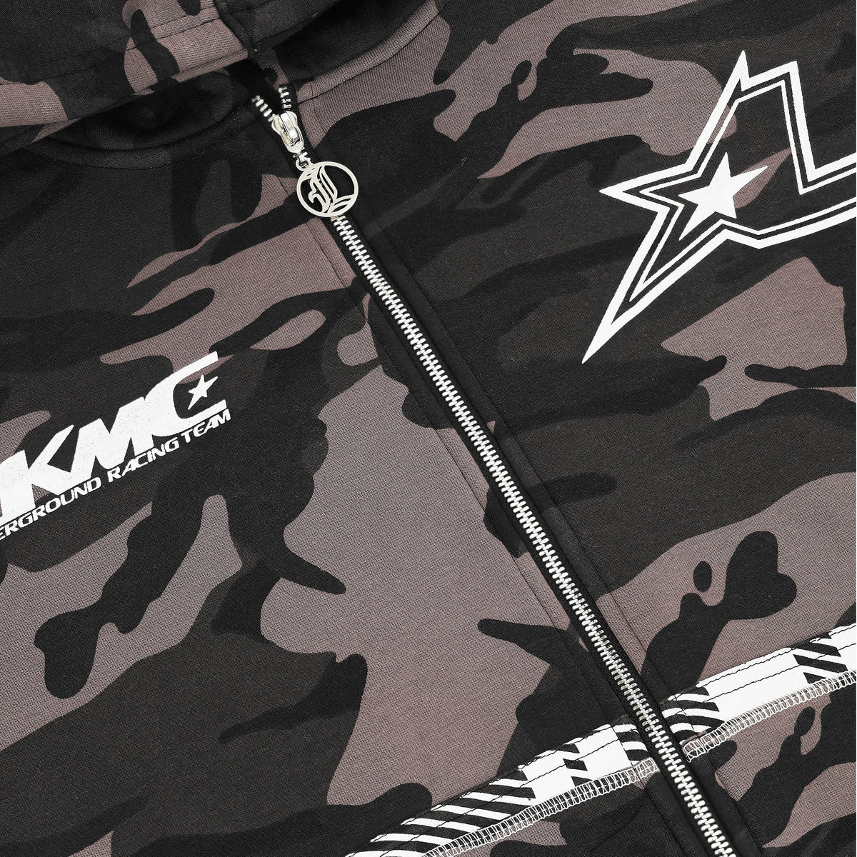 Zip Hoodie Striped - Camo